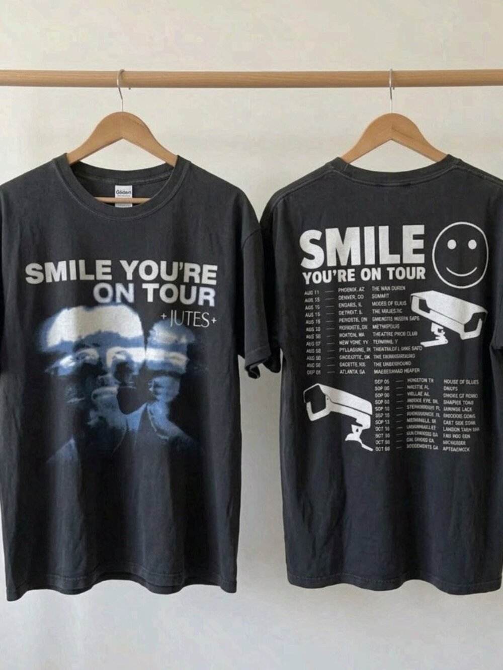 Jutes Smile You’re On Tour 2026 T-Shirt Reprint